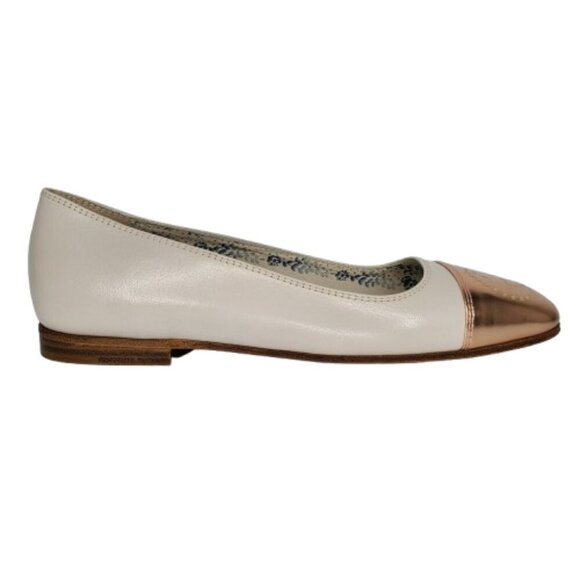 Gucci Hills GG Logo Cap Toe Ballet Flats - Picture 1 of 10